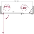 Душевая дверь BelBagno ETNA-B-11-30+70-C-Cr ETNA-B-11-30+70-C-Cr