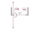 Душевая дверь BelBagno ETNA-B-1-100-C-Cr-90 ETNA-B-1-100-C-Cr-90