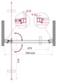 Душевая дверь BelBagno MARMI-B-1-60-C-Cr MARMI-B-1-60-C-Cr