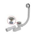 A507CKM Сифон для ванны click/clack металл A507CKM