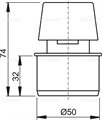 APH50 Вентиляционный клапан Ø50 APH50