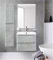 Тумба с раковиной подвесная BelBagno ALBANO 70 Cemento Verona Grigio, раковина белая ALBANO-700-2C-SO-CVG;BB700/455-LV-MR-ALR
