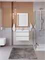Тумба с раковиной подвесная BelBagno KRAFT 75 Bianco Opaco, раковина CZR-8070-75 KRAFT-750-2C-SO-BO;CZR-8070-75