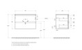 Тумба с раковиной подвесная BelBagno KRAFT 75 Bianco Opaco, раковина CZR-8070-75 KRAFT-750-2C-SO-BO;CZR-8070-75