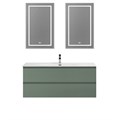 Тумба с раковиной подвесная BelBagno KRAFT 120 Еловый Матовый, раковина BB-8099-120 KRAFT-1200-2C-SO-VO;BB-8099-120