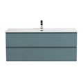 Тумба с раковиной подвесная BelBagno KRAFT 120 Голубой Матовый, раковина BB-8099-120 KRAFT-1200-2C-SO-AO;BB-8099-120