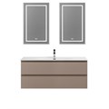 Тумба с раковиной подвесная BelBagno KRAFT 120 Бежевый матовый, раковина BB-8099-120 KRAFT-1200-2C-SO-СO;BB-8099-120