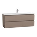 Тумба с раковиной подвесная BelBagno KRAFT 120 Бежевый матовый, раковина BB-8099-120 KRAFT-1200-2C-SO-СO;BB-8099-120