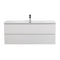 Тумба с раковиной подвесная BelBagno KRAFT 120 Bianco Opaco, раковина BB-8099-120 KRAFT-1200-2C-SO-BO;BB-8099-120