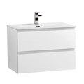 Тумба с раковиной подвесная BelBagno KRAFT 39 60 Bianco Opaco, раковина BB-8099-3-60 KRAFT 39-600/390-2C-SO-BO;BB-8099-3-60
