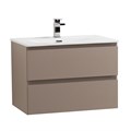 Тумба с раковиной подвесная BelBagno KRAFT 70 Бежевый матовый, раковина BB-8099-70 KRAFT-700-2C-SO-CO;BB-8099-70