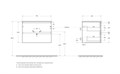 Тумба с раковиной подвесная BelBagno KRAFT 70 Бежевый матовый, раковина BB-8099-70 KRAFT-700-2C-SO-CO;BB-8099-70