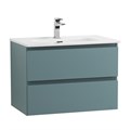 Тумба с раковиной подвесная BelBagno KRAFT 60 Голубой Матовый, раковина BB600ETL KRAFT-600-2C-SO-AO;BB600ETL
