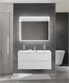 Тумба с раковиной подвесная BelBagno MARINO 100 Bianco Opaco, раковина белая BB1000/450-LV-MR-FT MARINO-1000-2C-SO-BO-P;BB1000/450-LV-MR-FT