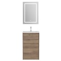 Тумба с раковиной напольная BelBagno KRAFT 39 50 Rovere Tabacco, раковина белая BB-8099-3-50 KRAFT39-500/390-2C-PIA-RT;BB-8099-3-50