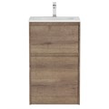 Тумба с раковиной напольная BelBagno KRAFT 39 50 Rovere Tabacco, раковина белая BB-8099-3-50 KRAFT39-500/390-2C-PIA-RT;BB-8099-3-50