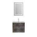 Тумба с раковиной подвесная BelBagno KRAFT 39 70 Pino Pasadena, раковина белая BB-8099-3-70 KRAFT 39-700/390-2C-SO-PP;BB-8099-3-70