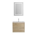 Тумба с раковиной подвесная BelBagno KRAFT 39 60 Rovere Nebrasca Nature, раковина белая BB-8099-3-60 KRAFT 39-600/390-2C-SO-RNN;BB-8099-3-60