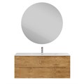 Тумба с раковиной подвесная BelBagno ETNA 120 Rovere Nature, раковина белая BB-8099-120 ETNA-1200-2C-SO-RN-P;BB-8099-120