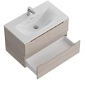 Тумба с раковиной подвесная BelBagno ETNA 90 Rovere Grigio, раковина белая BB-8099-90 ETNA-900-2C-SO-RG-P;BB-8099-90