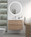 Тумба с раковиной подвесная BelBagno ETNA 80 Rovere Bianco, раковина белая BB-8099-80 ETNA-800-2C-SO-WO-P;BB-8099-80