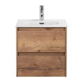 Тумба с раковиной подвесная BelBagno KRAFT 50 Rovere Tabacco, раковина белая KRAFT-500-2C-SO-RT;BB500ETL