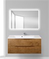 Тумба с раковиной подвесная BelBagno MARINO 110 Rovere Nature, раковина белая MARINO-1100-2C-SO-RN-P;BB1100/450-LV-MR-PR