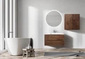 MARINO База под раковину подвесная с двумя выкатными ящиками, Rovere Moro, 800x450x500, MARINO-800-2C-SO-RW-P MARINO-800-2C-SO-RW-P