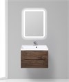 Тумба с раковиной подвесная BelBagno MARINO 70 Rovere Moro, раковина белая MARINO-700-2C-SO-RW-P;BB700/450-LV-MR-AST