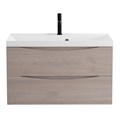MARINO База под раковину подвесная с двумя выкатными ящиками, Rovere Grigio, 800x450x500, MARINO-800-2C-SO-RG-P MARINO-800-2C-SO-RG-P