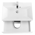 Тумба с раковиной подвесная BelBagno MARINO 60 Bianco Opaco, раковина белая MARINO-600-2C-SO-BO-P;BB600/450-LV-MR-AST