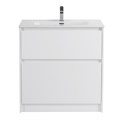Тумба с керамической раковиной напольная BelBagno KRAFT 80 Bianco Opaco, раковина BB800ETL белая KRAFT-800-2C-PIA-BO;BB800ETL