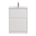 Тумба с раковиной напольная BelBagno KRAFT 39 60 Bianco Opaco, раковина белая KRAFT39-600/390-2C-PIA-BO;BB600/390ETL