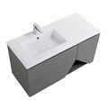 Тумба с раковиной подвесная CEZARES Collection 1973 105 Grigio Nuvola 55224;50213