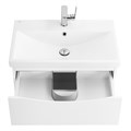 Тумба с раковиной подвесная BelBagno MARINO-CER 70 Bianco Opaco, раковина белая MARINO-CER-700-2C-SO-BO-P;BB-0321-70-LVB
