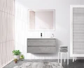 KRAFT База под раковину подвесная с двумя выкатными ящиками, Cemento Grigio, 800x460x500, KRAFT-800-2C-SO-CG KRAFT-800-2C-SO-CG