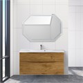 Тумба с раковиной подвесная BelBagno MARINO-H60 110 Rovere Nature, раковина белая MARINO-H60-1100-2C-SO-RN-P;BB1100/450-LV-MR-PR