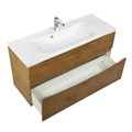 Тумба с раковиной подвесная BelBagno MARINO-H60 110 Rovere Nature, раковина белая MARINO-H60-1100-2C-SO-RN-P;BB1100/450-LV-MR-PR