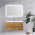 Тумба с раковиной подвесная BelBagno ALBANO 120 Rovere Rustico, раковина белая ALBANO-1200-2C-SO-RR;BB1200/455-LV-MR-ALR