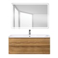 Тумба с раковиной подвесная BelBagno ALBANO 120 Rovere Rustico, раковина белая ALBANO-1200-2C-SO-RR;BB1200/455-LV-MR-ALR