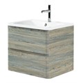 Тумба с раковиной подвесная BelBagno ALBANO 70 Pino Scania, раковина белая ALBANO-700-2C-SO-PS;BB700/455-LV-MR-ALR