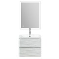 Тумба с раковиной подвесная BelBagno ALBANO-CER 60 Rovere Vintage Bianco, раковина белая ALBANO-CER-600-2C-SO-RVB;12060-KL