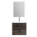 Тумба с раковиной подвесная BelBagno ALBANO-CER 50 Rovere Nature Grigio, раковина белая ALBANO-CER-500-2C-SO-RNG;12050-KL