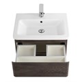 Тумба с раковиной подвесная BelBagno ALBANO-CER 50 Rovere Nature Grigio, раковина белая ALBANO-CER-500-2C-SO-RNG;12050-KL
