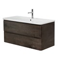 Тумба с раковиной подвесная BelBagno ALBANO-CER 105 Rovere Nature Grigio, раковина белая ALBANO-CER-1050-2C-SO-RNG;12105-KL