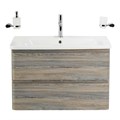 Тумба с раковиной подвесная BelBagno ALBANO-CER 80 Pino Scania, раковина белая ALBANO-CER-800-2C-SO-PS;12080-KL