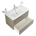 Тумба с раковиной подвесная BelBagno ALBANO-CER 80 Pino Scania, раковина белая ALBANO-CER-800-2C-SO-PS;12080-KL