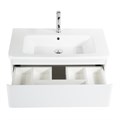 Тумба с раковиной подвесная BelBagno ALBANO-CER 105 Bianco Lucido, раковина белая ALBANO-CER-1050-2C-SO-BL;12105-KL
