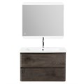 Тумба с раковиной подвесная BelBagno ALBANO-CER 80 Rovere Nature Grigio, раковина белая ALBANO-CER-800-2C-SO-RNG;12080-KL