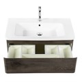 Тумба с раковиной подвесная BelBagno ALBANO-CER 80 Rovere Nature Grigio, раковина белая ALBANO-CER-800-2C-SO-RNG;12080-KL
